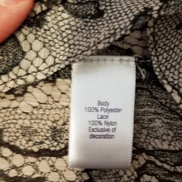 Jennifer Lopez Black Lace Blouse - Picture 8 of 8